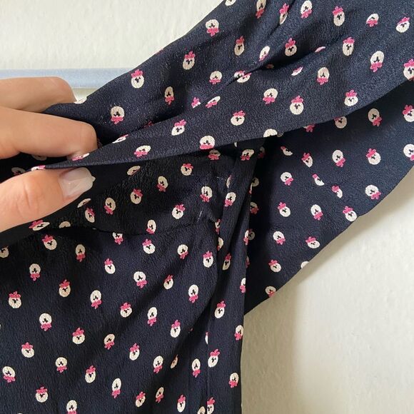 Reformation Canopy Mini Black Dress Jingle Size M - Picture 7 of 11